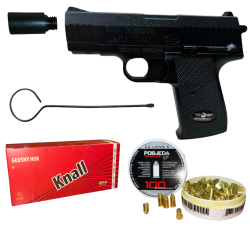 Pistolet hukowy Lexon 11 M1 6 mm long BEZ ZEZWOLENIA + amunicja + race