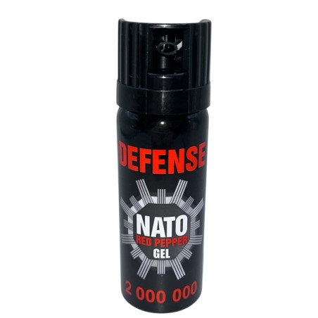 Gaz pieprzowy NATO Defense 50 ml – 2 mln SHU, żel CONE, mocny