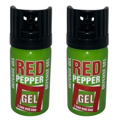 Gaz pieprzowy żelowy 40 ml Sharg Defence 2 mln SHU – mocny 2 sztuki