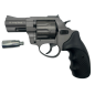 Rewolwer hukowy ZORAKI 6mm SZARY TYTANOWY + 100 naboi Hukowych MEGA HUK 5,6/16