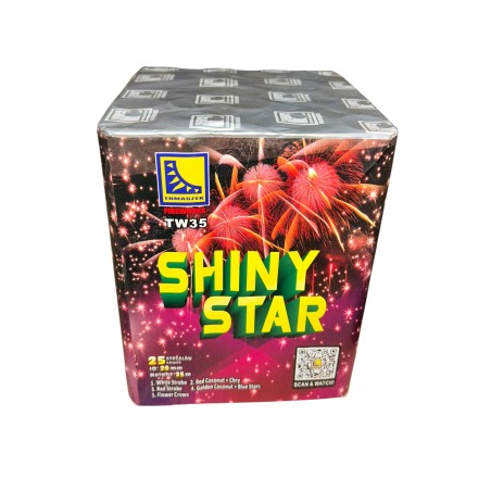 TW35 Wyrzutnia Fajerwerków SHINY STAR - 25 strzałów 20mm