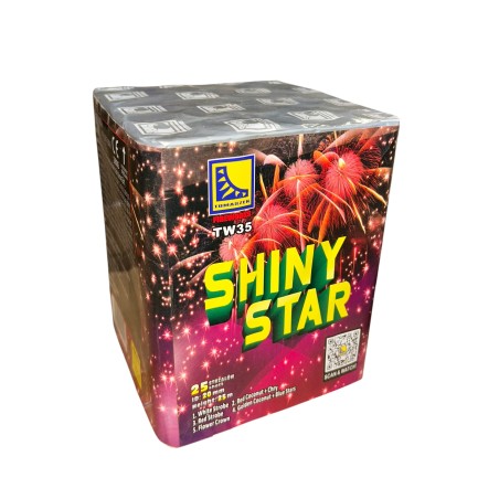 TW35 Wyrzutnia Fajerwerków SHINY STAR - 25 strzałów 20mm