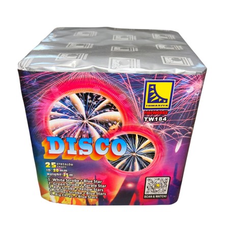 TW184 Wyrzutnia Fajerwerków DISCO - 25 strzałów 20mm