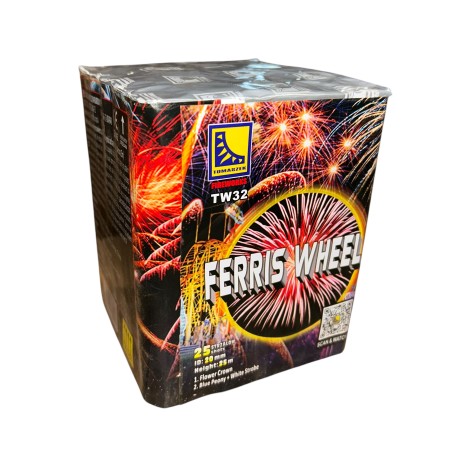 TW32 Wyrzutnia Fajerwerków FERRIS WHEEL - 25 strzałów 20mm