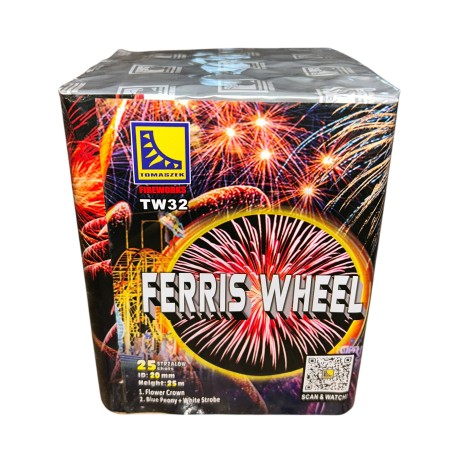 TW32 Wyrzutnia Fajerwerków FERRIS WHEEL - 25 strzałów 20mm