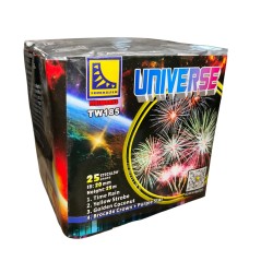 TW185 Wyrzutnia Fajerwerków UNIVERSE - 25 strzałów 20mm