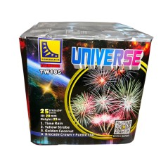 TW185 Wyrzutnia Fajerwerków UNIVERSE - 25 strzałów 20mm