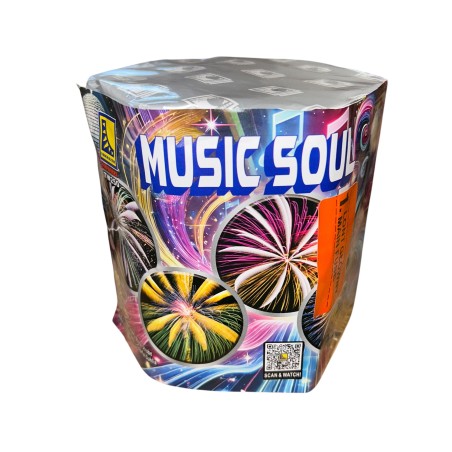TW250 Wyrzutnia Fajerwerków MUSIC SOUL - 19 strzałów 25mm