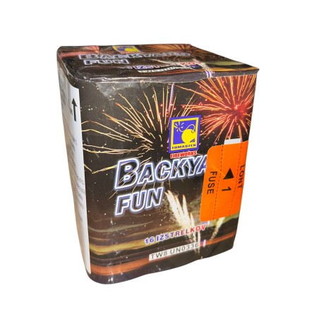 TW8 Wyrzutnia Fajerwerków BACKYARD FUN - 16 strzałów 20mm
