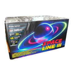 JW819 Wyrzutnia Fajerwerków Space Line III - 68 strzałów 20 mm