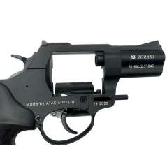 Rewolwer hukowy ZORAKI 6mm CZARNY + 100 naboi MEGA HUK + 10 rac pistoletowych KNALLPATRONEN ZINK