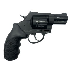 Rewolwer hukowy ZORAKI 6mm CZARNY + 100 naboi MEGA HUK + 10 rac pistoletowych KNALLPATRONEN ZINK