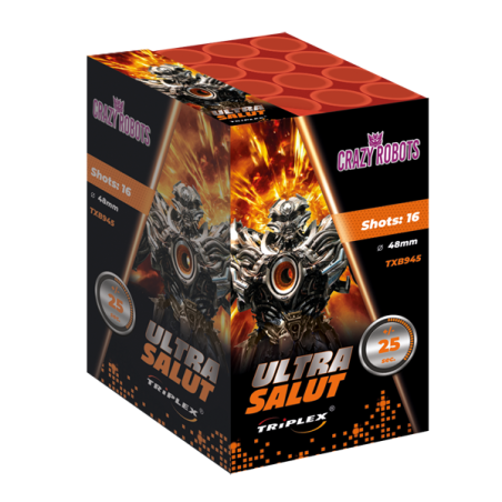 TXB945 Wyrzutnia Fajerwerków HUKOWA Ultra Salut - 16 strzałów 48mm