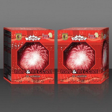 PM2331U Wyrzutnia Fajerwerków Rap & Reggae - 25 strzałów 30mm