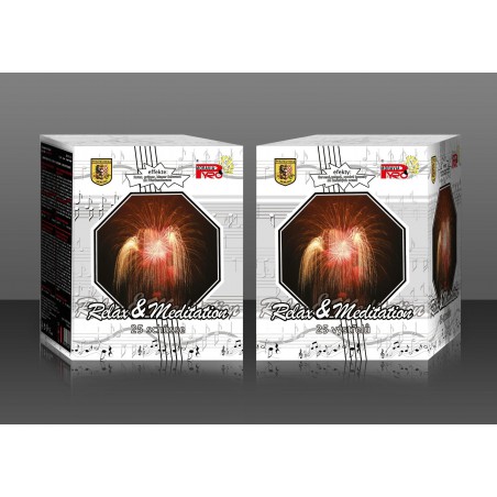 PM2331P Wyrzutnia Fajerwerków Relax & Meditation - 25 strzałów 30mm