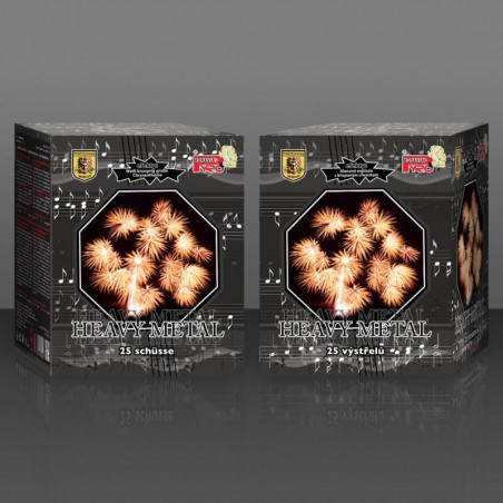 PM2331I Wyrzutnia Fajerwerków Heavy Metal - 25 strzałów 30mm