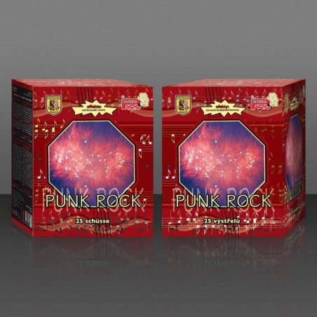 PM2331H Wyrzutnia Fajerwerków Punk Rock - 25 strzałów 30mm