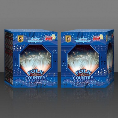 PM2331E Wyrzutnia Fajerwerków E Folk & Country - 25 strzałów 30mm