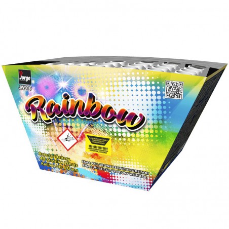 JW916 Wyrzutnia Fajerwerków Rainbow - 49 strzałów 20 mm