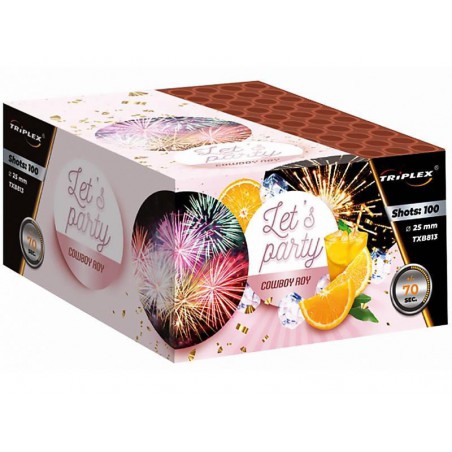 TXB813 Wyrzutnia Fajerwerków Cowboy Roy - 100 strzałów 25mm