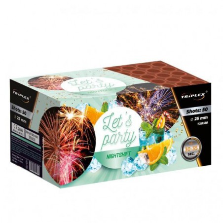 TXB518 Wyrzutnia Fajerwerków Night Shift - 50 strzałów 25mm