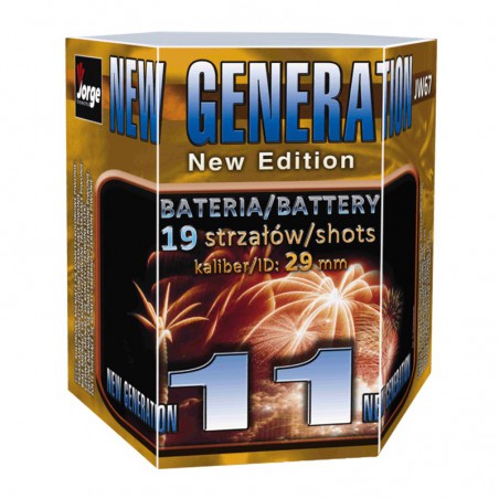 JW67 Wyrzutnia Fajerwerków New Generation 11 - 19 strzałów 29mm