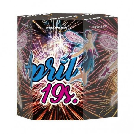 TXB316 Wyrzutnia Fajerwerków Kwiecień - 19 strzałów 30mm