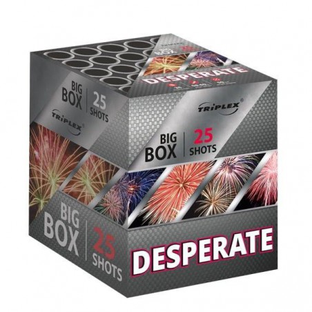 TXB686 Wyrzutnia Fajerwerków Desperate - 25 strzałów 48mm