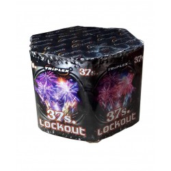Wyrzutnia Fajerwerków Lockout TXB095 - 37 Strzałów, 30 mm, 47 Sekund