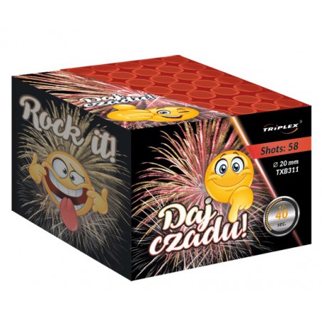 TXB311 Wyrzutnia Fajerwerków Daj Czadu! - 58 strzałów 20mm