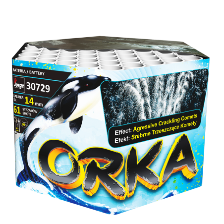 30729 Wyrzutnia Fajerwerków Orka - 61 strzałów 14mm