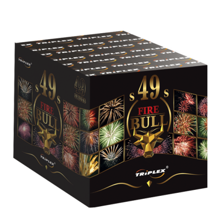 TXB499 Wyrzutnia Fajerwerków FireBull/Brocade Blue - 49 strzałów 30mm