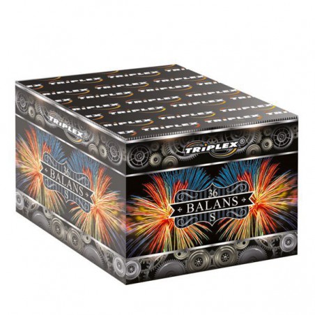 TXB076 Wyrzutnia Fajerwerków Balans - 36 strzałów 30mm