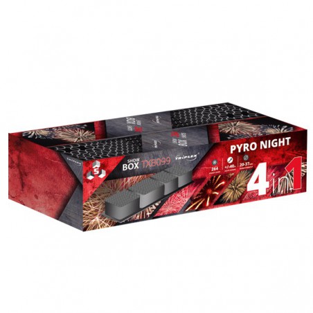 TXB099 Wyrzutnia Fajerwerków Pyro Night - 264 strzały 20-38mm