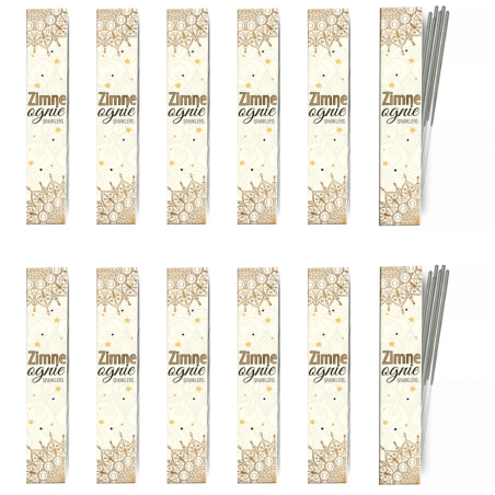 ZIMNE OGNIE NA WESELE ŚLUB URODZINY 28cm 120 sztuk