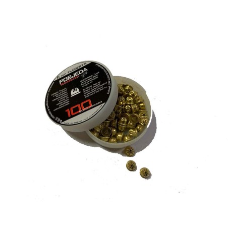 Amunicja Hukowa 6mm short Pobjeda 100 sztuk