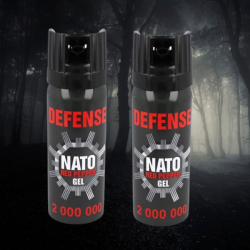 Gaz Pieprzowy W ŻELU DO SAMOOBRONY NATO 50 ML - 2 SZTUKI