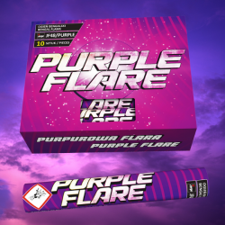 JF48/PURPLRE Purpurowa Flara - 45 sekund