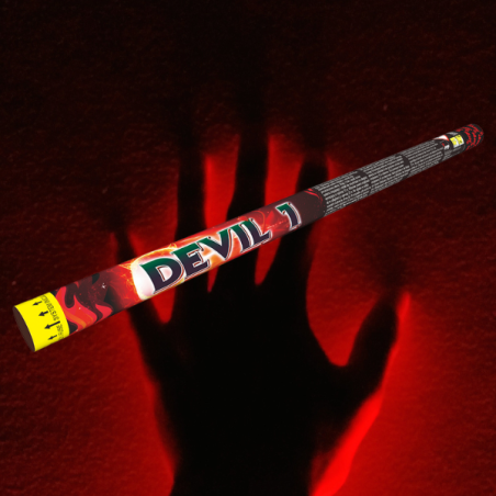 Rzymski Ogień JRC36/1 DEVIL – 8 Strzałów, Efekt TI-Crackling