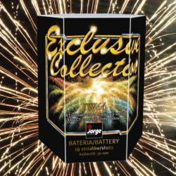 Wyrzutnia Fajerwerków Exclusive Collection JW64 – 19 Strzałów, 30 mm