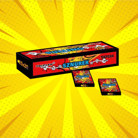 Sznurek Triplex PULLING TXP594 – 20 sztuk | Bezpieczne Petardy