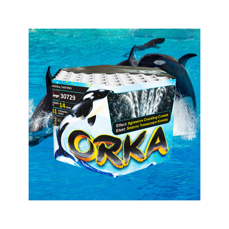 30729 Wyrzutnia Fajerwerków Orka - 61 strzałów 14mm 30729 Wyrzutnia Fajerwerków Orka - 61 strzałów 14mm