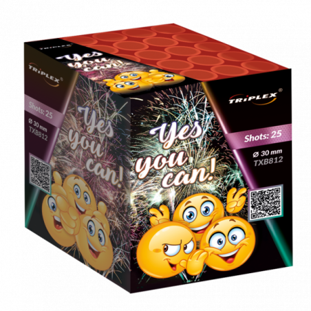 TXB812 Wyrzutnia Fajerwerków YES YOU CAN! - 25 strzałów 30mm