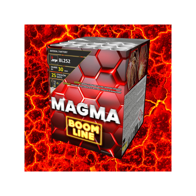 BL252 Wyrzutnia Fajerwerków Magma - 25 strzałów 30mm