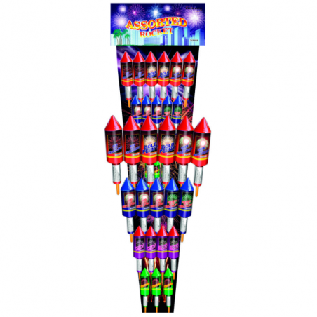TXR608 Fajerwerki Rakiety Assortment Rocket - 18 sztuk