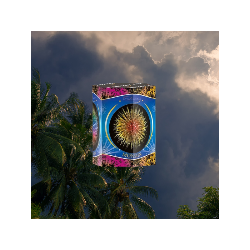 TXB395 Wyrzutnia Fajerwerków Monsun - 19 strzałów 30mm