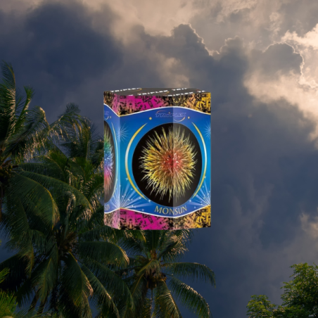 Wyrzutnia Fajerwerków Triplex 19 Strzałów 30 mm - Monsun TXB395