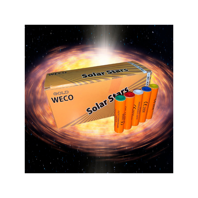 Race pistoletowe Solar Stars - 100 sztuk