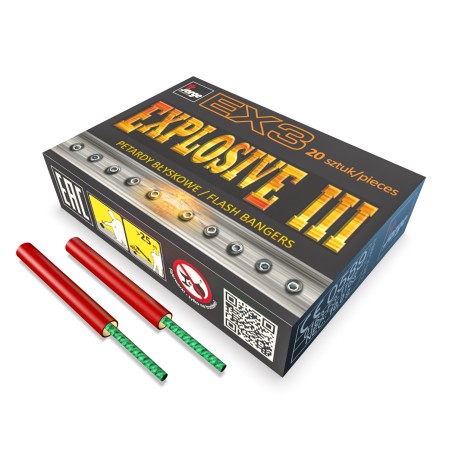 EX3 Petardy Hukowe Explosive III - 20 sztuk