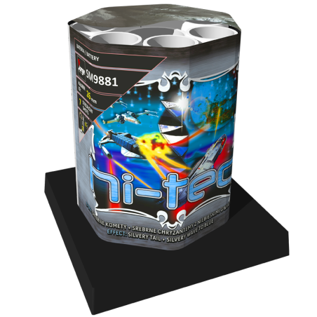 SM9881 Wyrzutnia Fajerwerków Hi-Tec - 7 strzałów 26mm